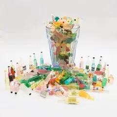 ミニチュアボトルセット 200個　最大約4㎝