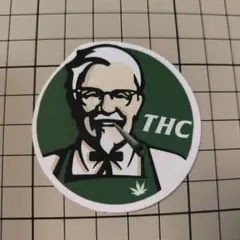 THCキャラクター 防水ステッカー　№М010