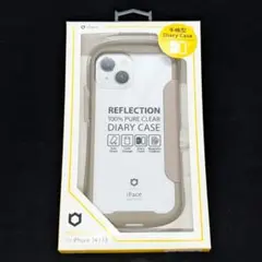 【新品】Hamee iPhone14/13用 ダイアリーケース(ベージュ)