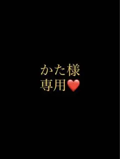 かた様専用ページ