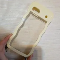 パステルイエロー　透明プラスチックケース