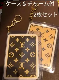 【2枚セット】VUITTON モノグラム トランプ ケース&チャーム付き 40