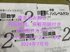2025年最新】ハイレベルテスト 早稲田アカデミー 中2の人気