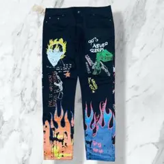 punk painter pant y2k マルチカラー　新品