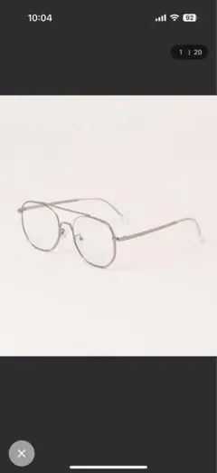 CERCA 【Peony/ピオニー】/シンプルダブルブリッジメガネ