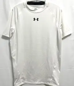 アンダーアーマー　アンダーシャツ　半袖　ホワイト　白　XXL