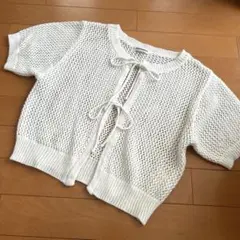 ◆新品未使用◆ラメ編みガーデ