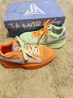 Nike Ja1 シューズ オレンジ/グリーン　ja morant