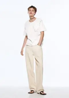 【未使用】ZARA クロシェ編みトップス Tシャツ