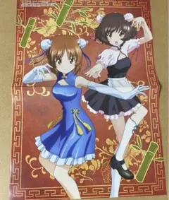 メガミマガジン1月号付録ピンナップ ガルパン＆凍牌