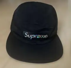 Supreme ブラック　ホログラム　キャップ