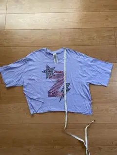 ZUMBA 正規品 クロップドTシャツ ラベンダー