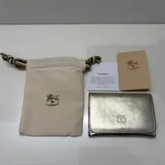 イルビゾンテ 名刺入れ カードケース ゴールド プラチナ