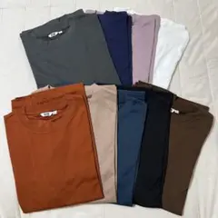 【UNIQLO】ユニクロU エアリズムコットンオーバーサイズＴシャツ(5分袖)