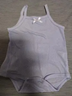 Girls　size80　メッシュロンパース