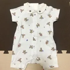 新品未使用　タグ付き　アプレレクール　クマ柄ロンパース 70cm