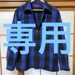 Levi's ブロックチェック柄ジップアップジャケットM