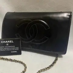 【明日発送】 シャネル チェーンウォレット チェーンショルダー ポシェット