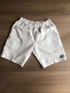 YONEX バドミントン　ハーフパンツ　ユニセックスM ホワイト