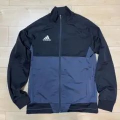 adidas ジャージ 黒 グレー Mサイズ