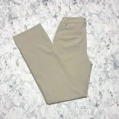 【美品】ビースリー ワイドストレートパンツ ベージュ28 (5号)670025