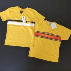 新品未使用【Ｔシャツ／ＧＡＰ　他】2着セット　イエロー　110cm