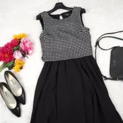 Y3420*最高級☆ピンキーアンドダイアン☆春夏☆ドレス☆ワンピース 黒ブラック