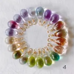 4 チェコドロップビーズ　グラデーションセット②
