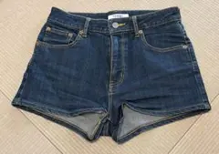 【美品】TOMMYトミー デニムショートパンツ インディゴ M