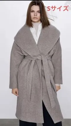 ZARA ラップ コート