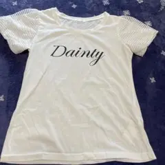 DIP DROPS 英字のプリントカットソーTシャツ