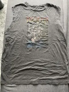 ノースリーブTシャツ グレー