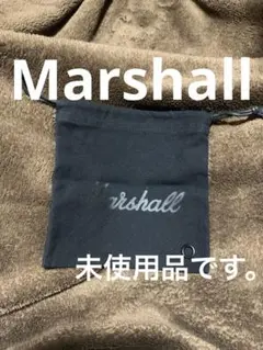 Marshall ドローストリングバッグ 黒。未使用。