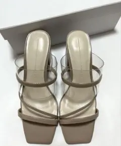 新品　ティアラ　サンダル　ミュール　M