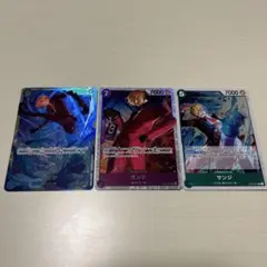ONE PIECE サンジ キャラクターカード 3枚セット