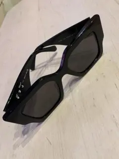 Off-White スクエア サングラス ゴールド 保存袋付き