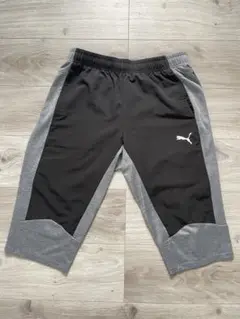 PUMA ハーフパンツ Lサイズ ブラック/グレー
