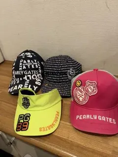 パーリーゲイツ PEARLY GATES キャップ　4個セット