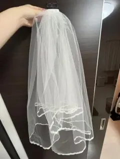 ウェディング ベール ショート丈
