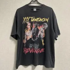 XXXTENTACION テンタシオン ラップT ヴィンテージ加工 TシャツXL