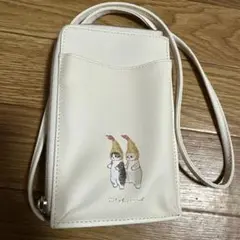 モフサンド　mofusand スマホショルダー　ポーチ えびニャン
