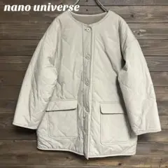 ♦︎【ナノユニバース】nano universe キルティングジャケット F
