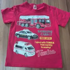 赤いTシャツ WORKING CARS!!