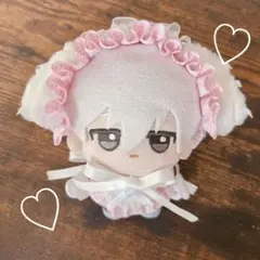 ちびぐるみ　ヘッドドレス　スタイ　天使の羽　セット