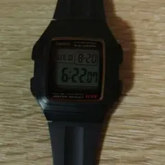 CASIO カシオ F-201WA デジタル腕時計 ブラック