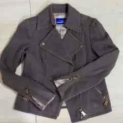 美品　バーバリーブルーレーベル　ライダースジャケット　38 M ブルゾン