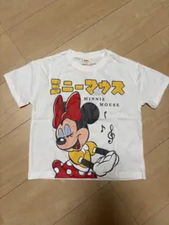 新品未使用 ミニーマウス Tシャツ ホワイト 100cm