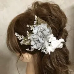 プリザーブドフラワー ヘアアクセ 髪飾り