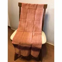 ストライプデザインのブランケット