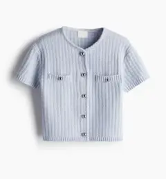 h&m ストラクチャードニットカーディガン